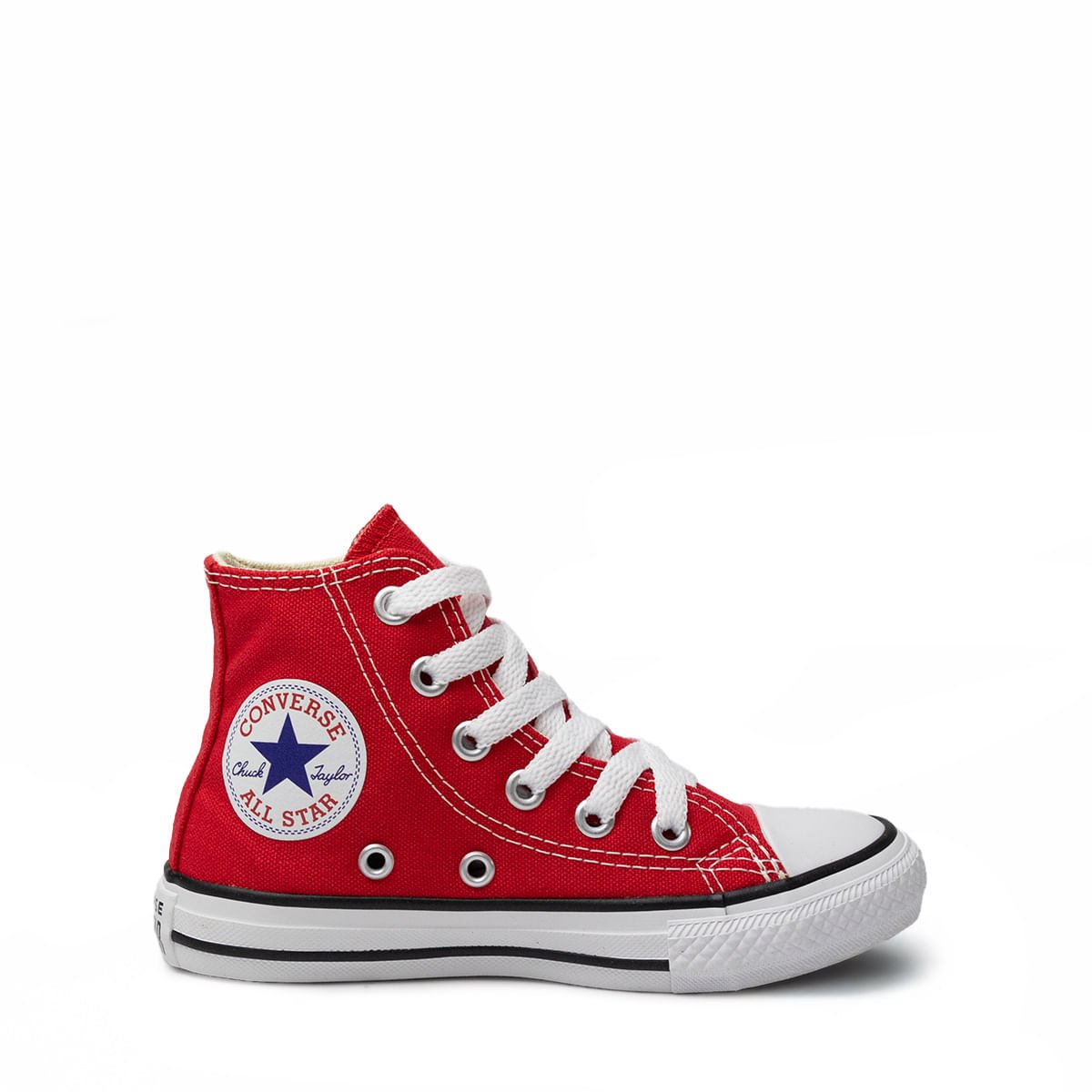 Tênis Converse Chuck Taylor All Star Infantil Vermelho Cru Preto CK00040004