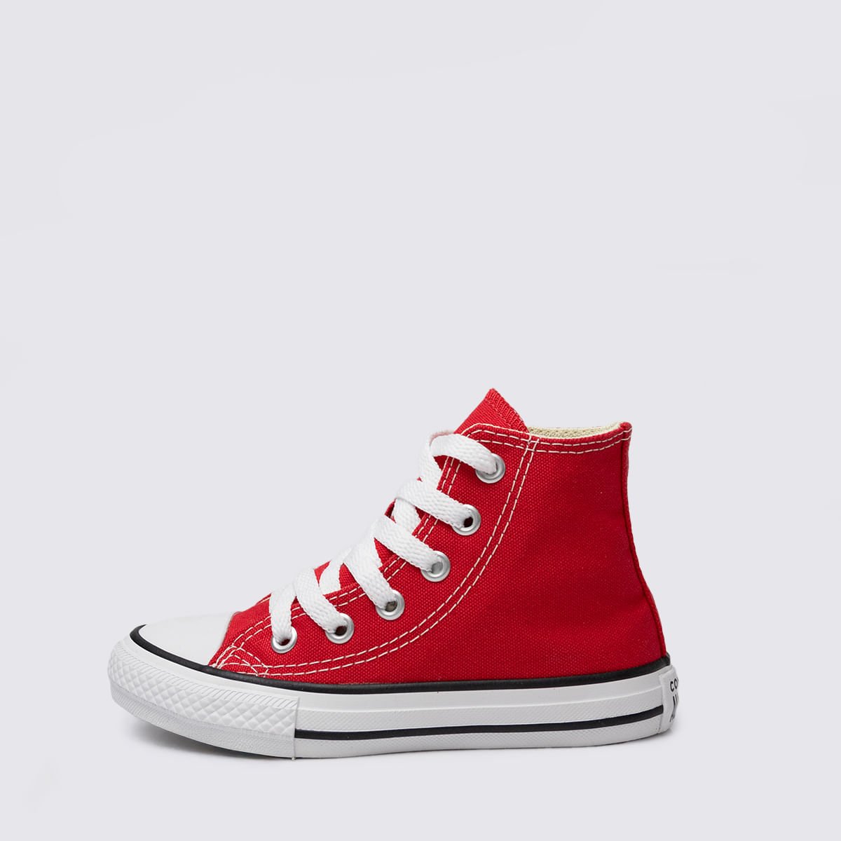 Tênis Converse Chuck Taylor All Star Infantil Vermelho Cru Preto CK00040004 Vermelho 2
