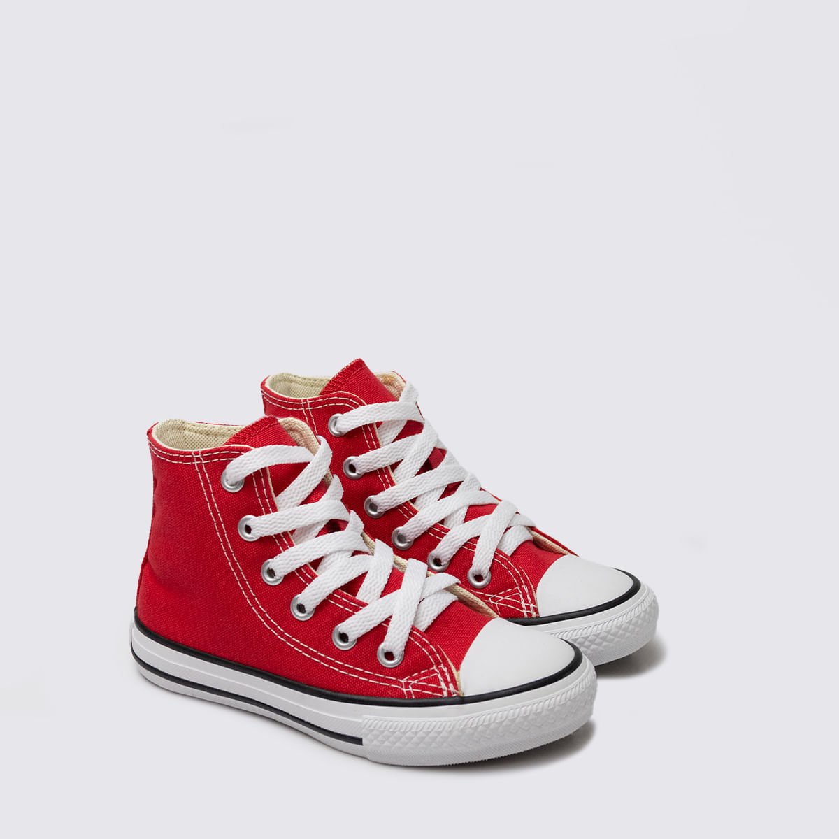 Tênis Converse Chuck Taylor All Star Infantil Vermelho Cru Preto CK00040004 Vermelho 3
