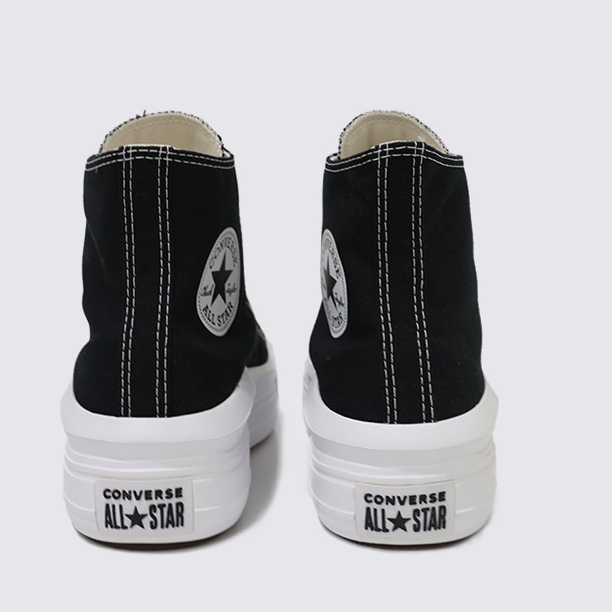 Tênis Converse Chuck Taylor All Star Move Hi Black Natural Ivory White CT15460001 Preto 4