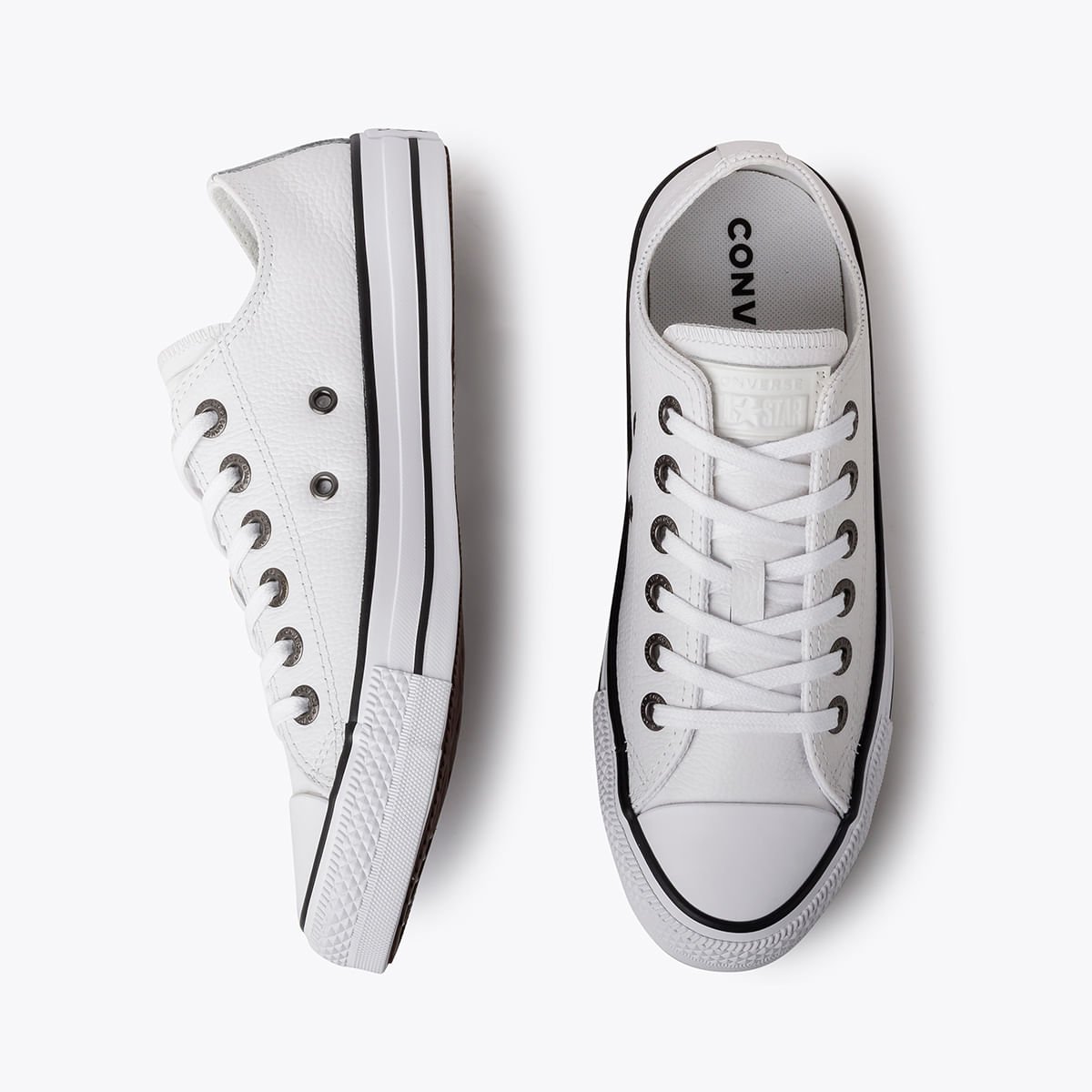 Tênis All Star Chuck Taylor Ox Branco Preto CT04480001 Branco 3
