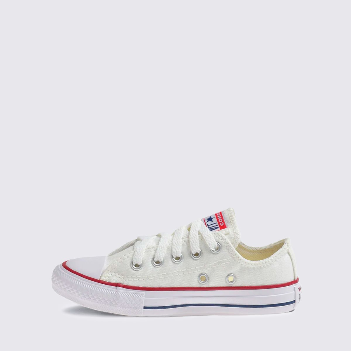 Tênis Converse Chuck Taylor All Star Infantil Branco Marinho CK00020001 Branco 2