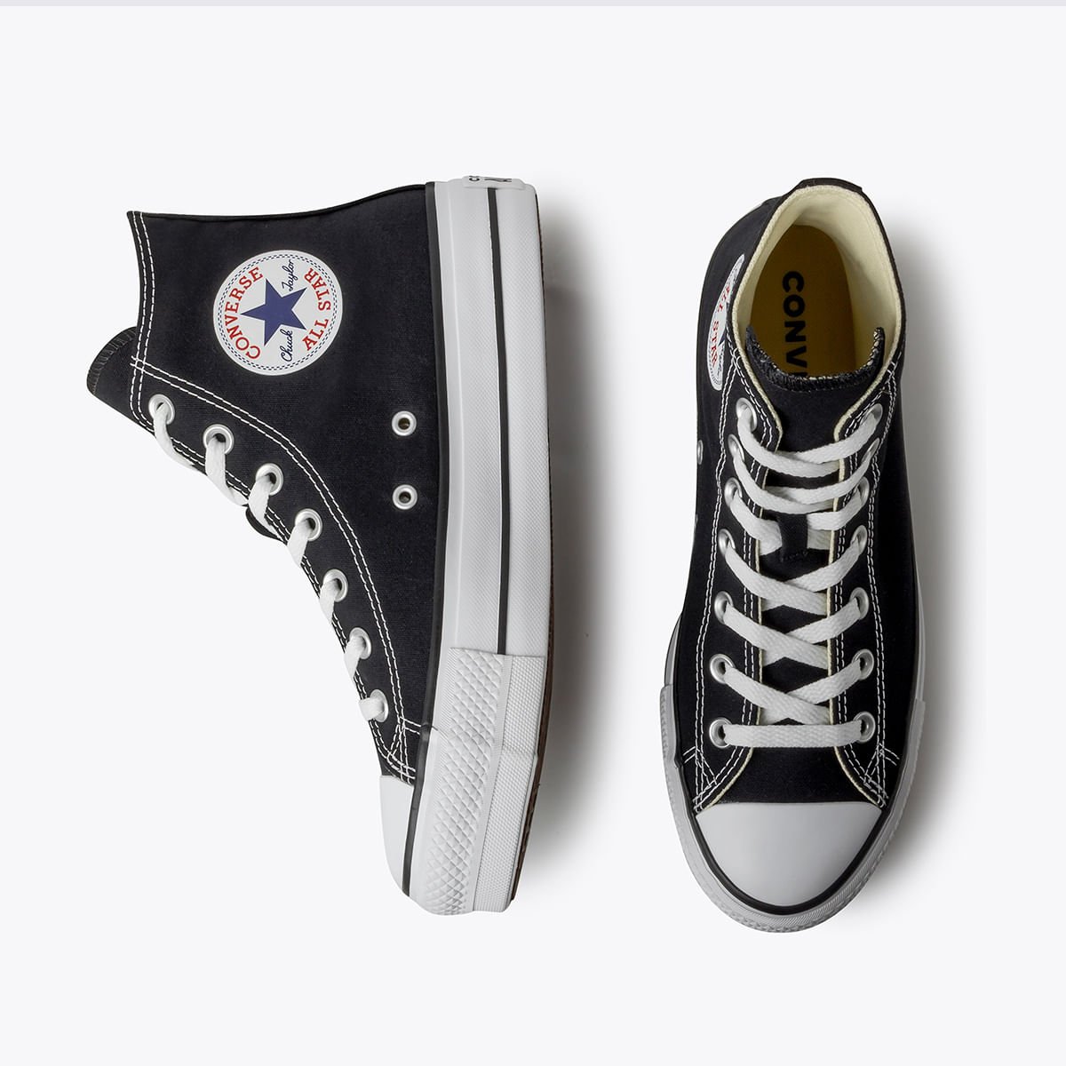 Tênis All Star Chuck Taylor Platform Preto Branco CT04940001 Preto 3