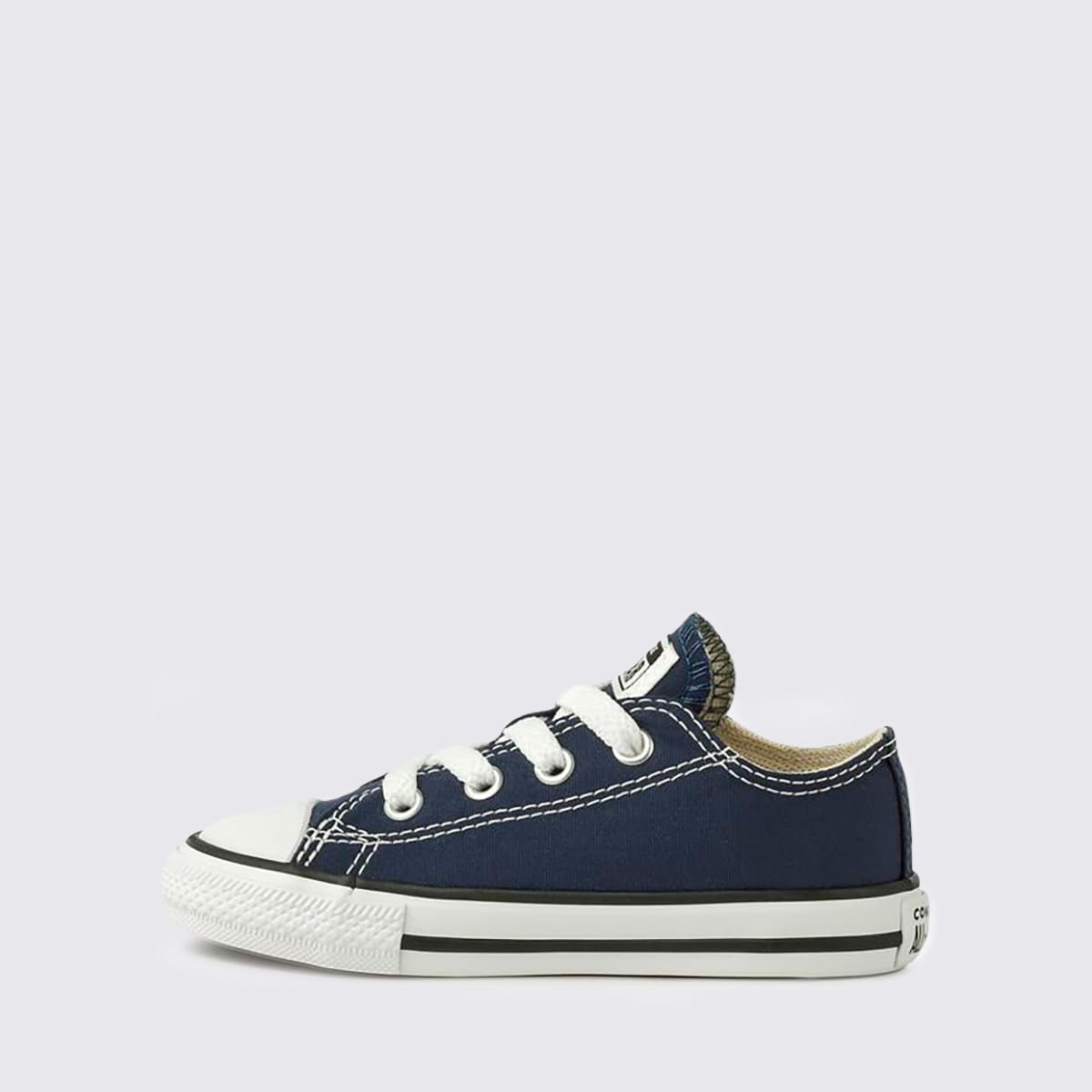 Tênis Converse Chuck Taylor All Star Infantil Marinho Cru Preto CK00010003 Azul Marinho 2