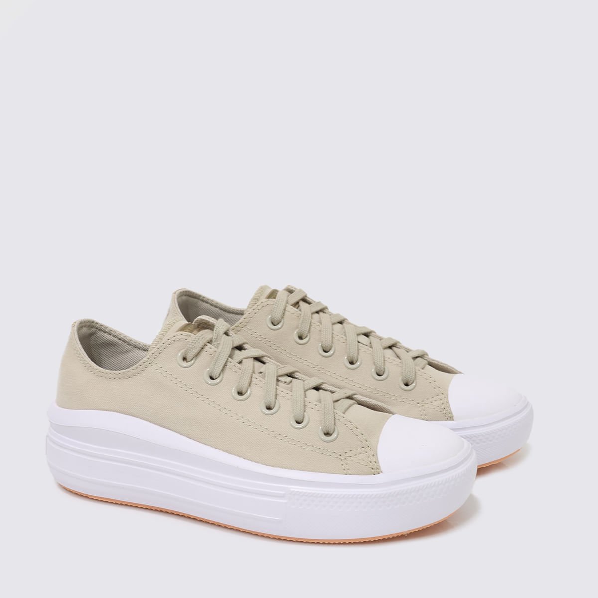 Tênis Chuck Taylor All Star Move Bege Claro Ouro Branco CT16160001 Bege 3