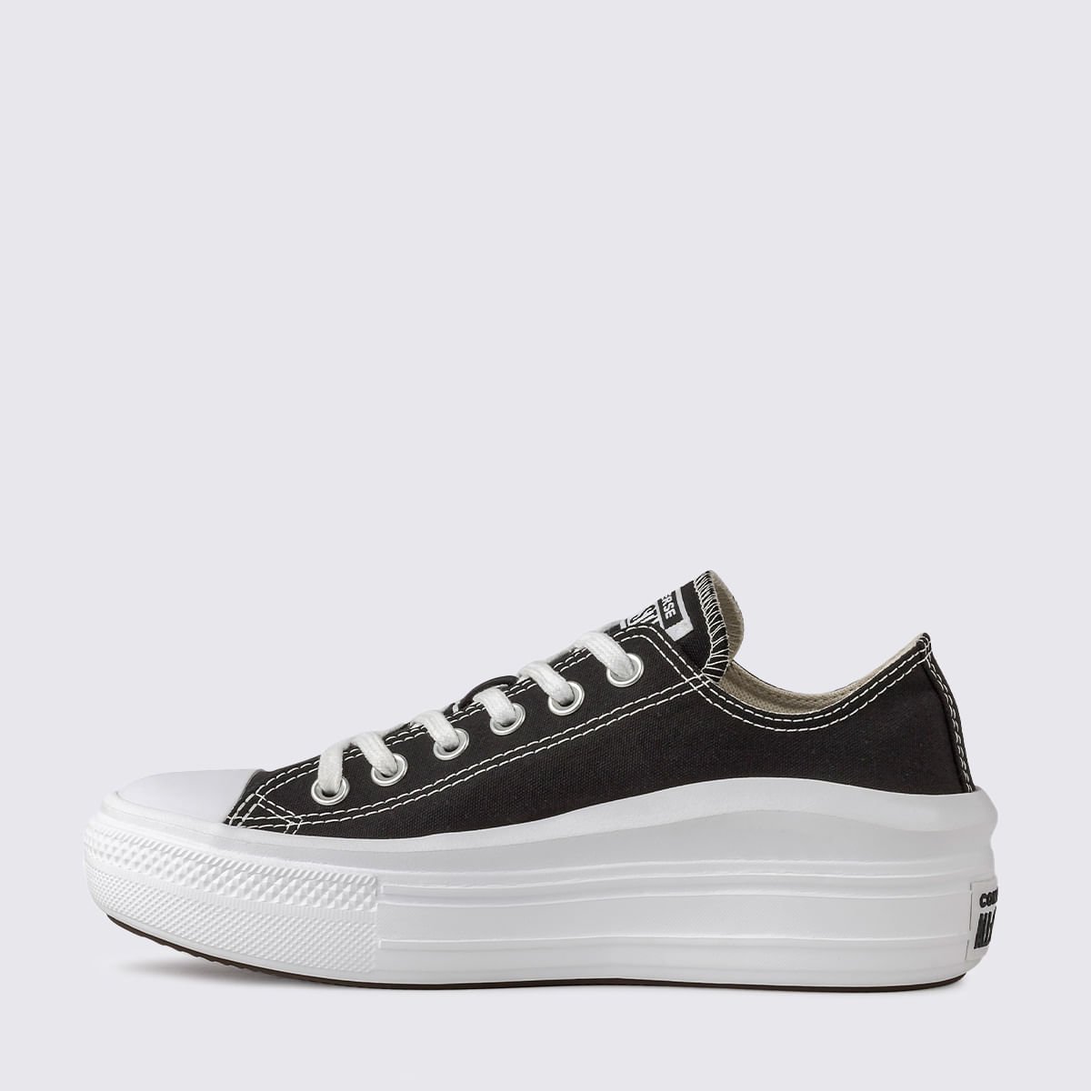 Tênis Converse Chuck Taylor All Star Move Preto Branco CT15920001 Preto 2