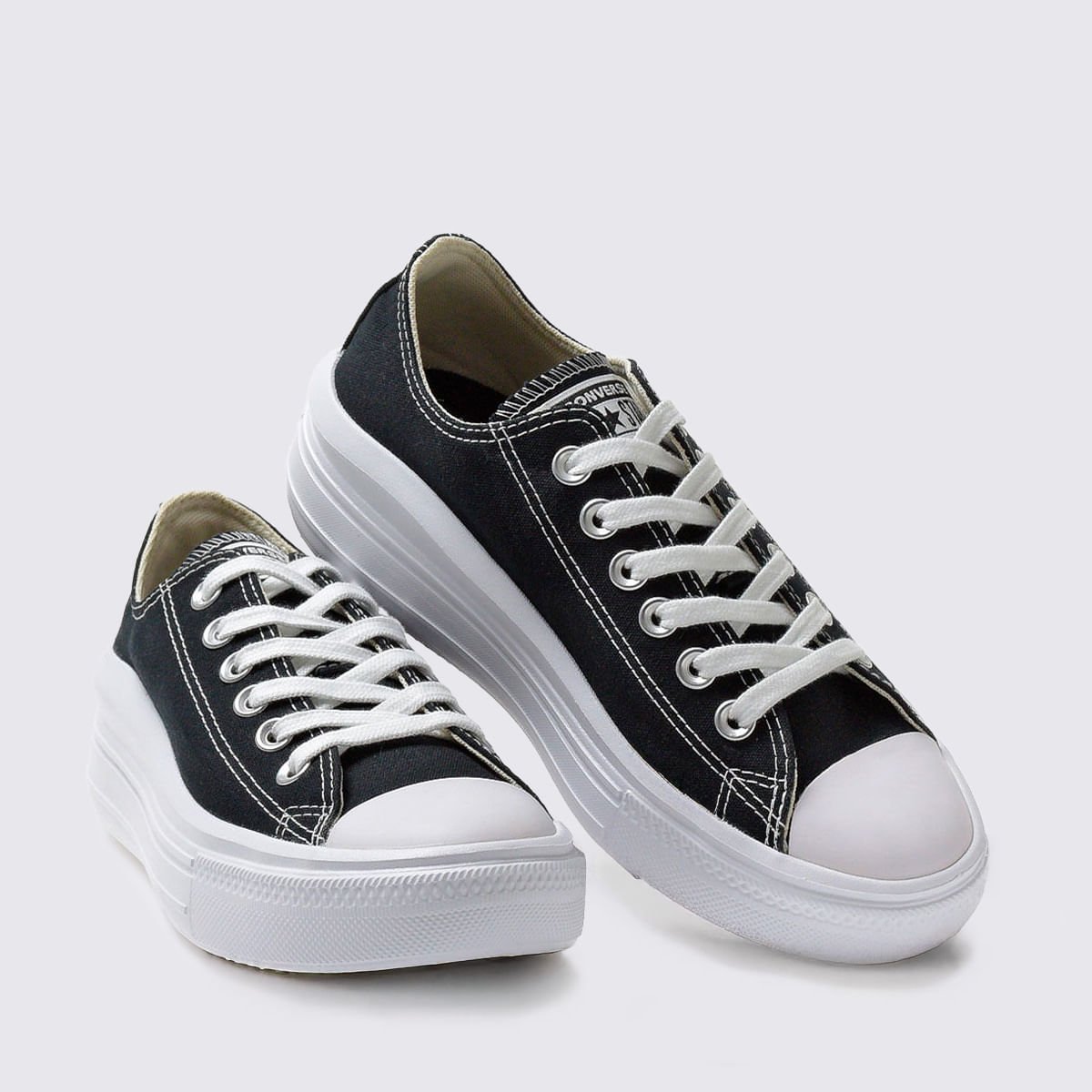 Tênis Converse Chuck Taylor All Star Move Preto Branco CT15920001 Preto 4