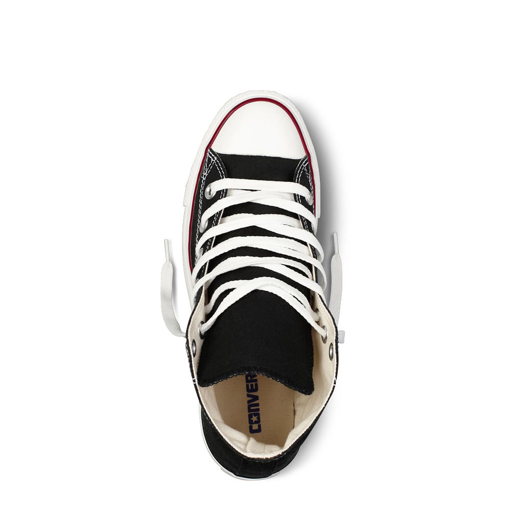 Tênis Chuck Taylor All Star Preto Vermelho Preto CT00040007 Preto 4