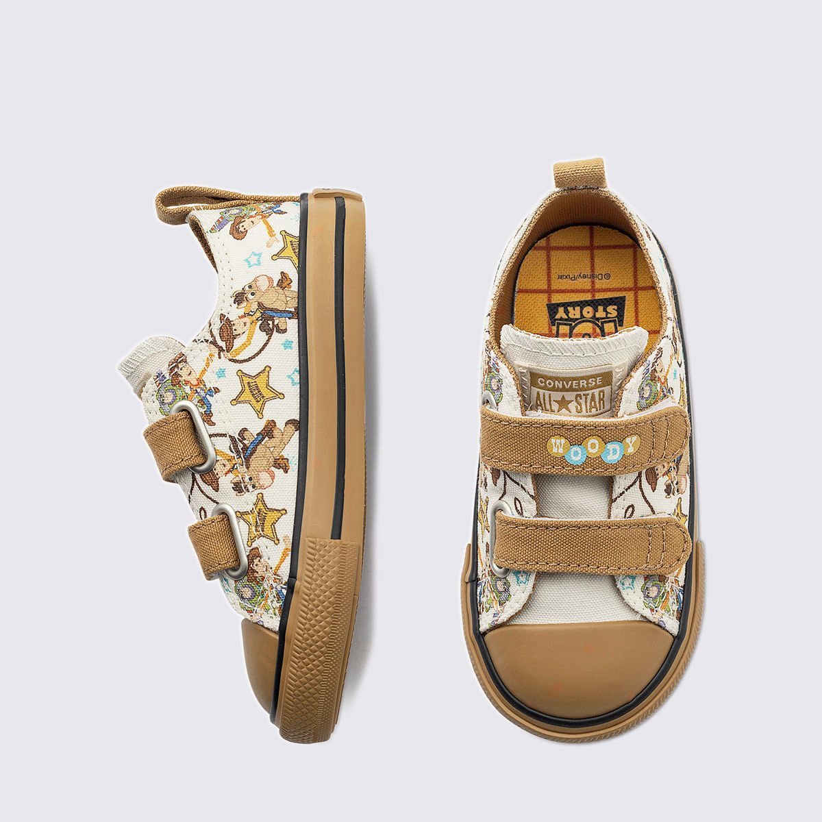 Tênis Converse All Star Chuck Taylor 2V Toy Story Marfim Caramelo CK15490001 Marfim/Caramelo 5
