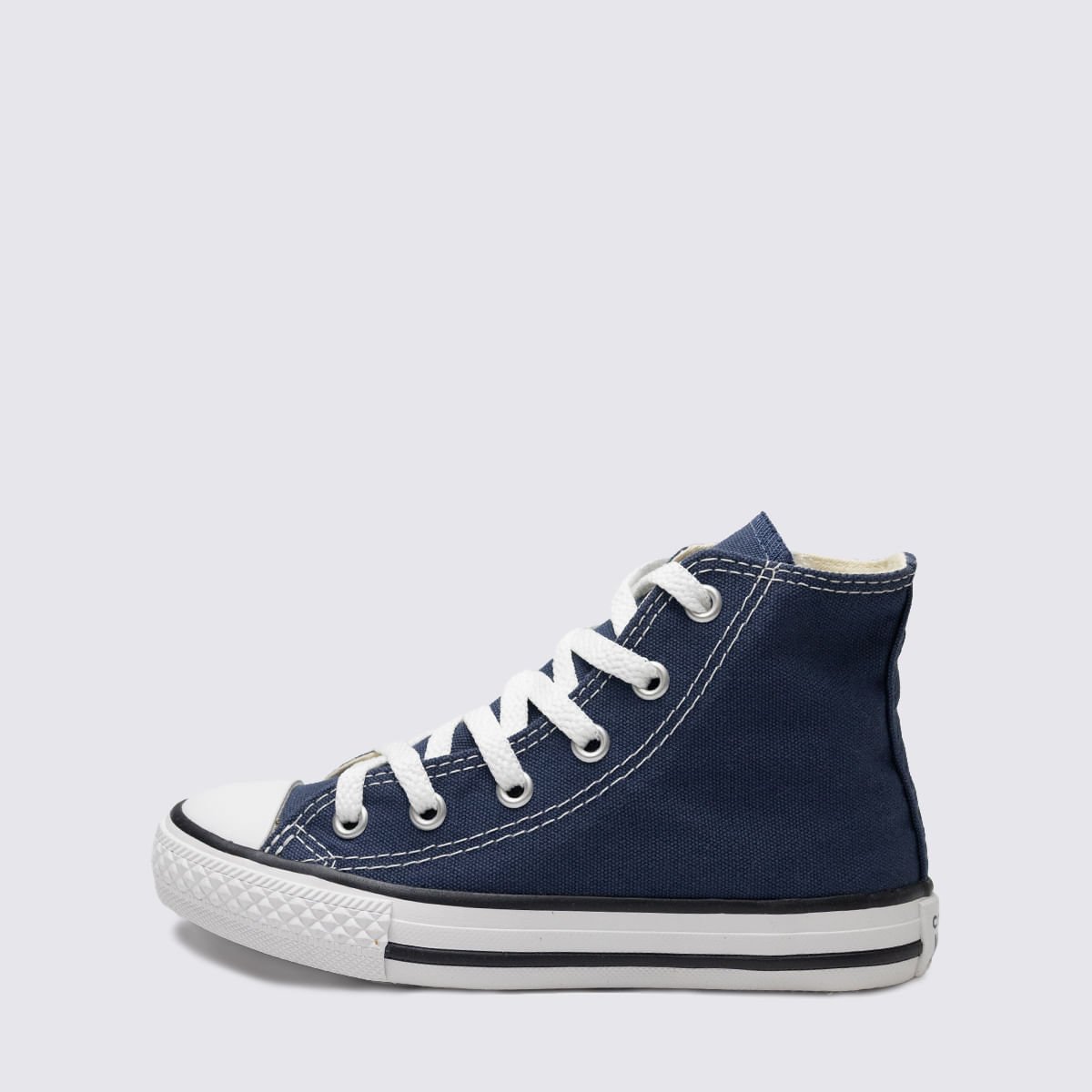 Tênis Converse Chuck Taylor All Star Infantil Marinho Cru Preto CK00040003 Azul Marinho 2