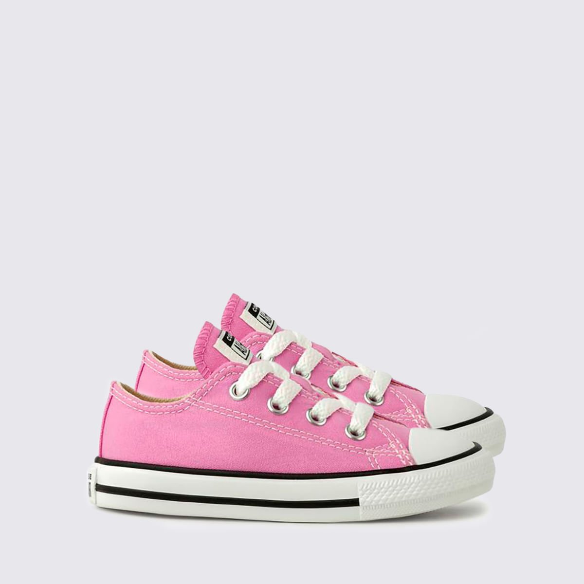 Tênis Converse Chuck Taylor All Star Infantil Rosa Cru Preto CK00010006 Rosa 3