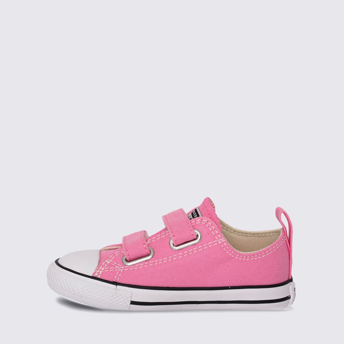 Tênis Converse Chuck Taylor All Star Infantil 2V Rosa Cru Preto CK10410006 Rosa 2