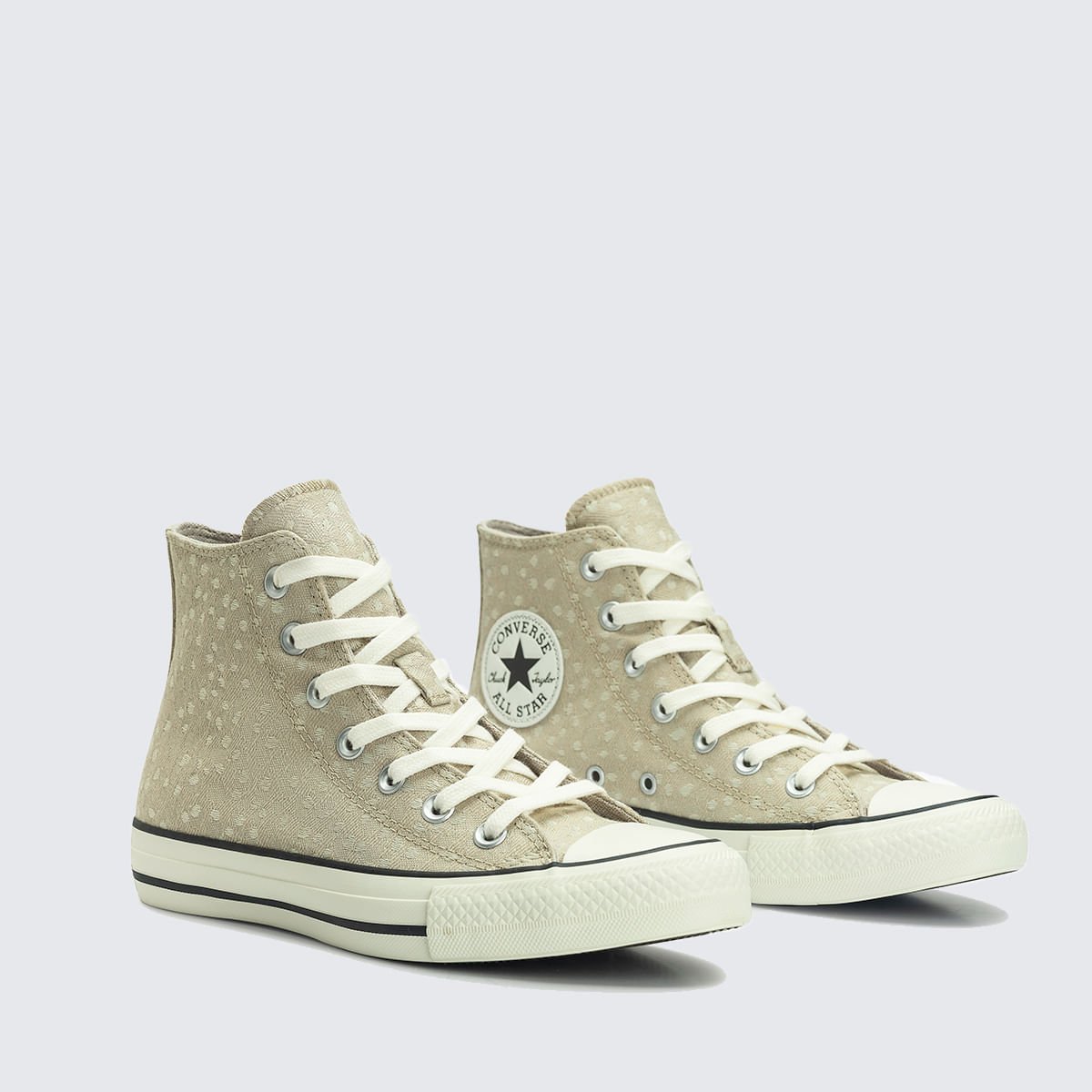 Tênis Converse All Star Chuck Taylor Marfim Amendoa Preto CT33610001 Bege 3