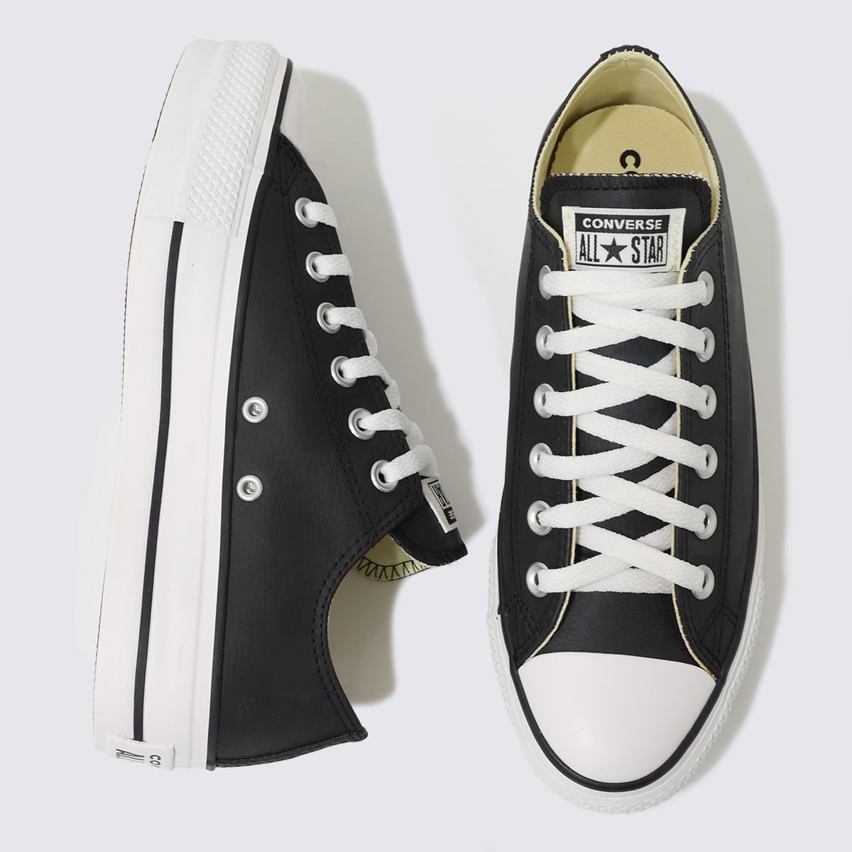 Tênis Chuck Taylor All Star Lift Preto Branco CT09830002 Preto 4