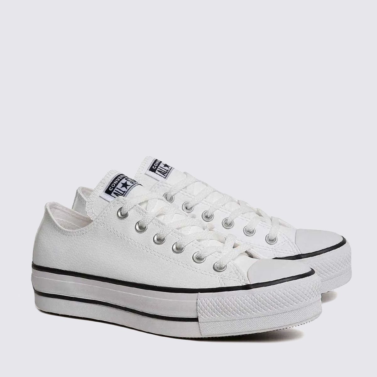 Tênis Chuck Taylor All Star Lift Branco Preto CT09830001 Branco 3