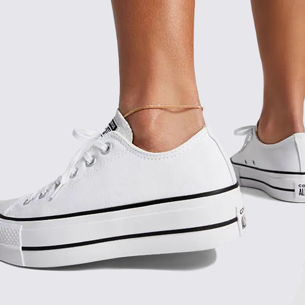 Tênis Chuck Taylor All Star Lift Branco Preto CT09830001 Branco 6