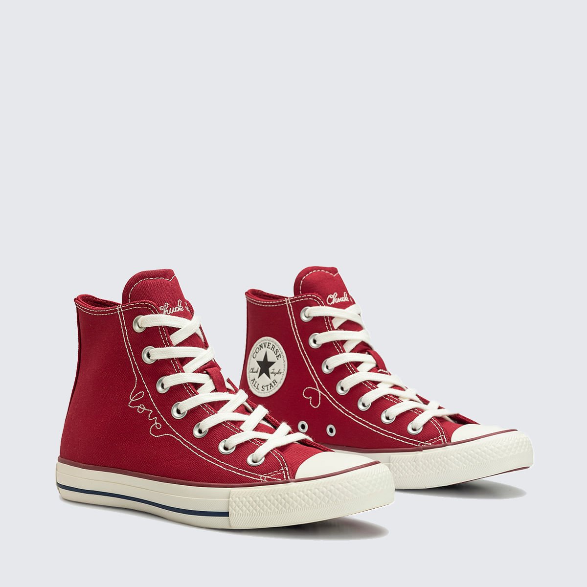 Tênis Converse All Star Chuck Taylor Vermelho Amendoa CT32820002 Vermelho 3