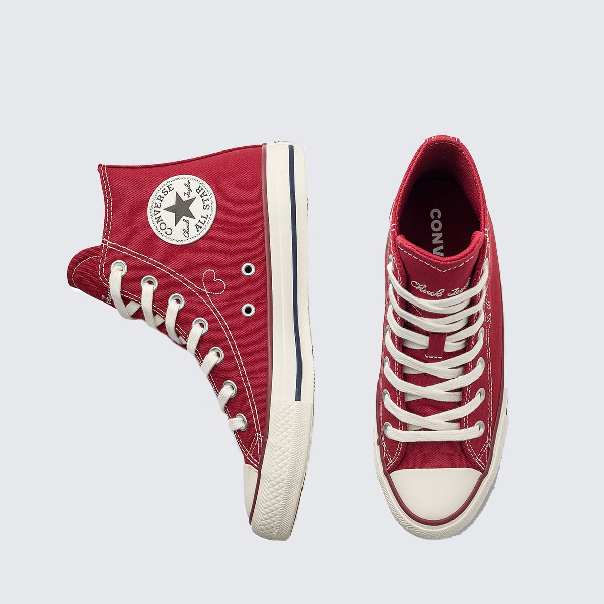 Tênis Converse All Star Chuck Taylor Vermelho Amendoa CT32820002 Vermelho 4