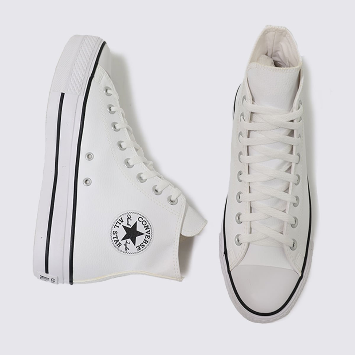 Tênis Chuck Taylor All Star Lift Branco Preto Branco CT09820001 Branco 5
