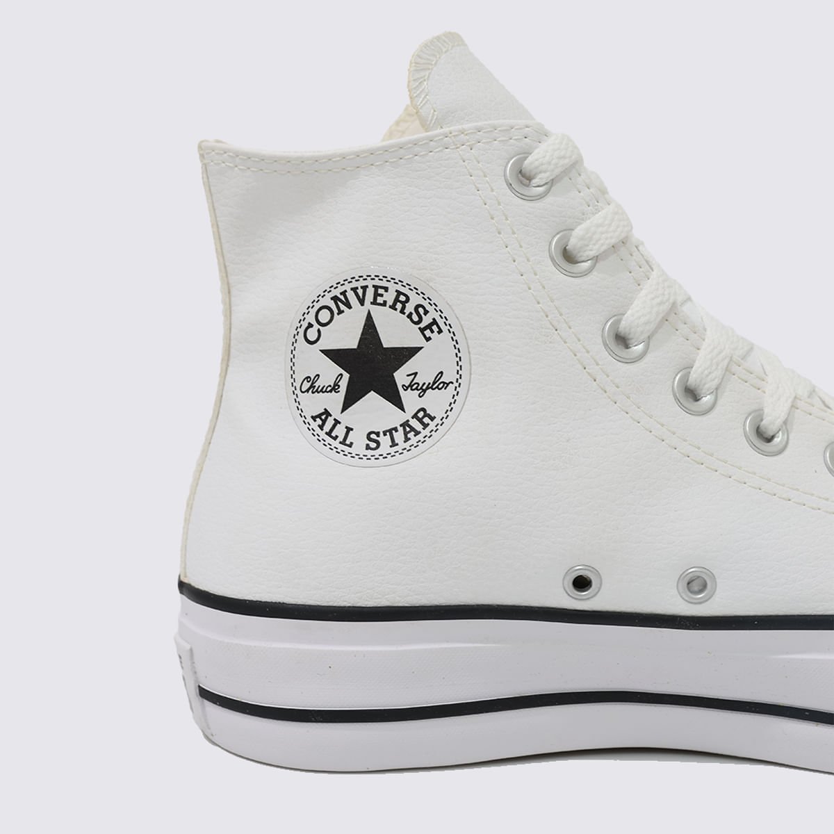Tênis Chuck Taylor All Star Lift Branco Preto Branco CT09820001 Branco 7