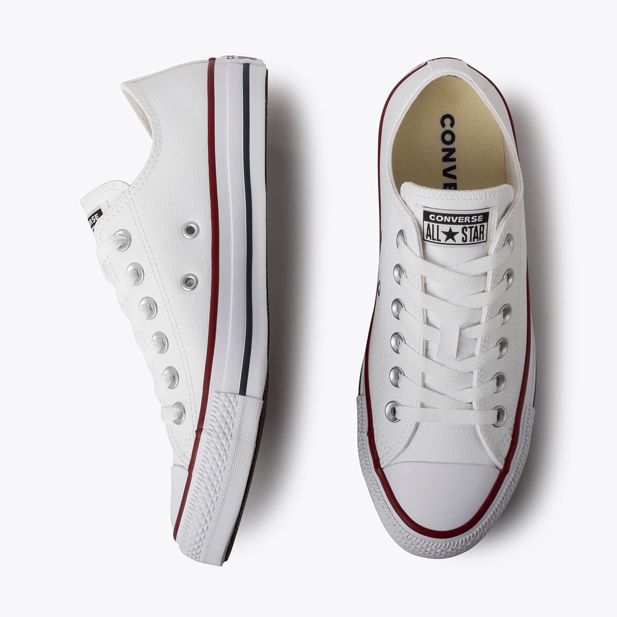 Tênis Chuck Taylor All Star Branco Vermelho Marinho CT04500001 Branco 3