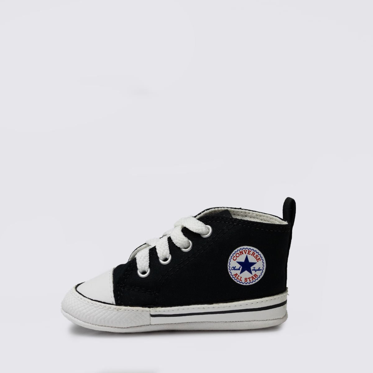 Tênis Converse Chuck Taylor All Star Infantil My First Preto Branco Branco CK04400001 Preto 2
