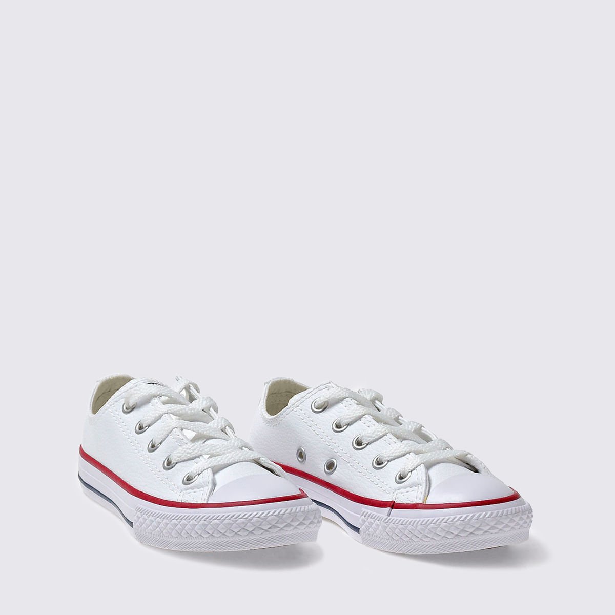 Tênis Converse Chuck Taylor All Star Infantil Branco Vermelho CK04200001 Branco 3