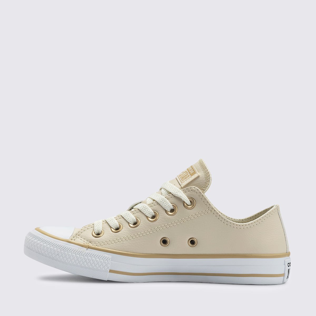 Tênis Converse All Star Chuck Taylor Bege Caqui Branco CT04500006 Bege 2