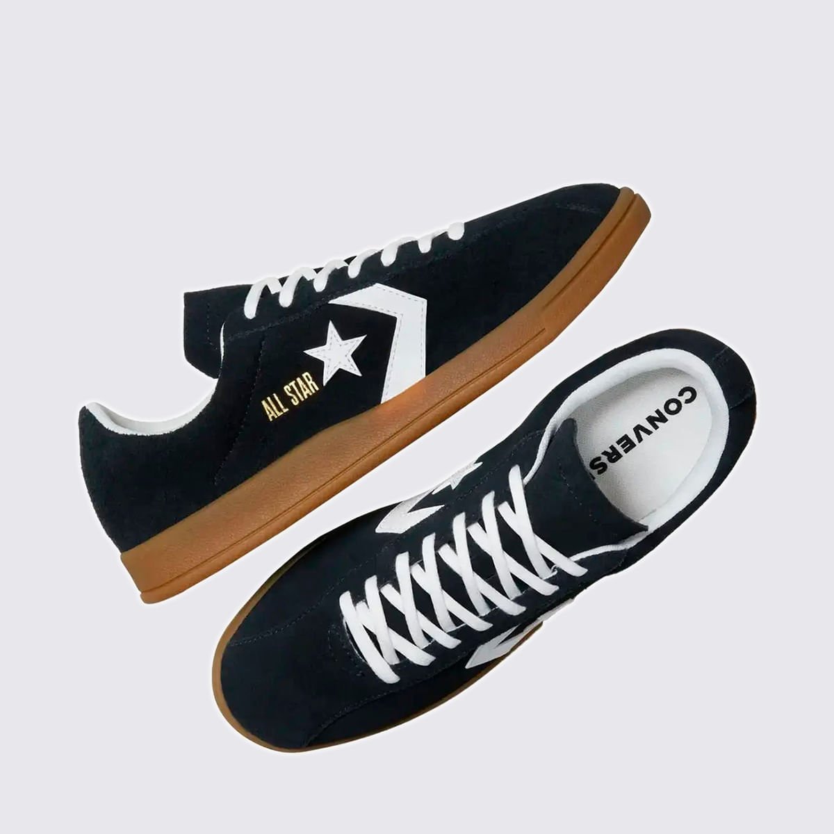 Tênis Converse All Star Classic Trainer Preto Branco Marrom CO06620001 Preto 4