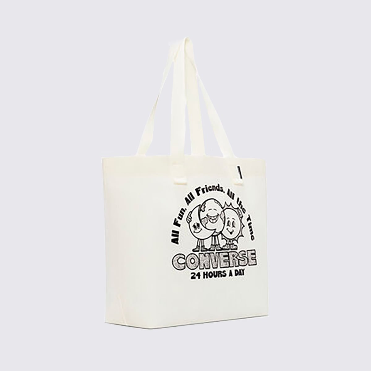 Bolsa Converse Seasonal Graphic Tote Egret 10025535A01 Branco 3