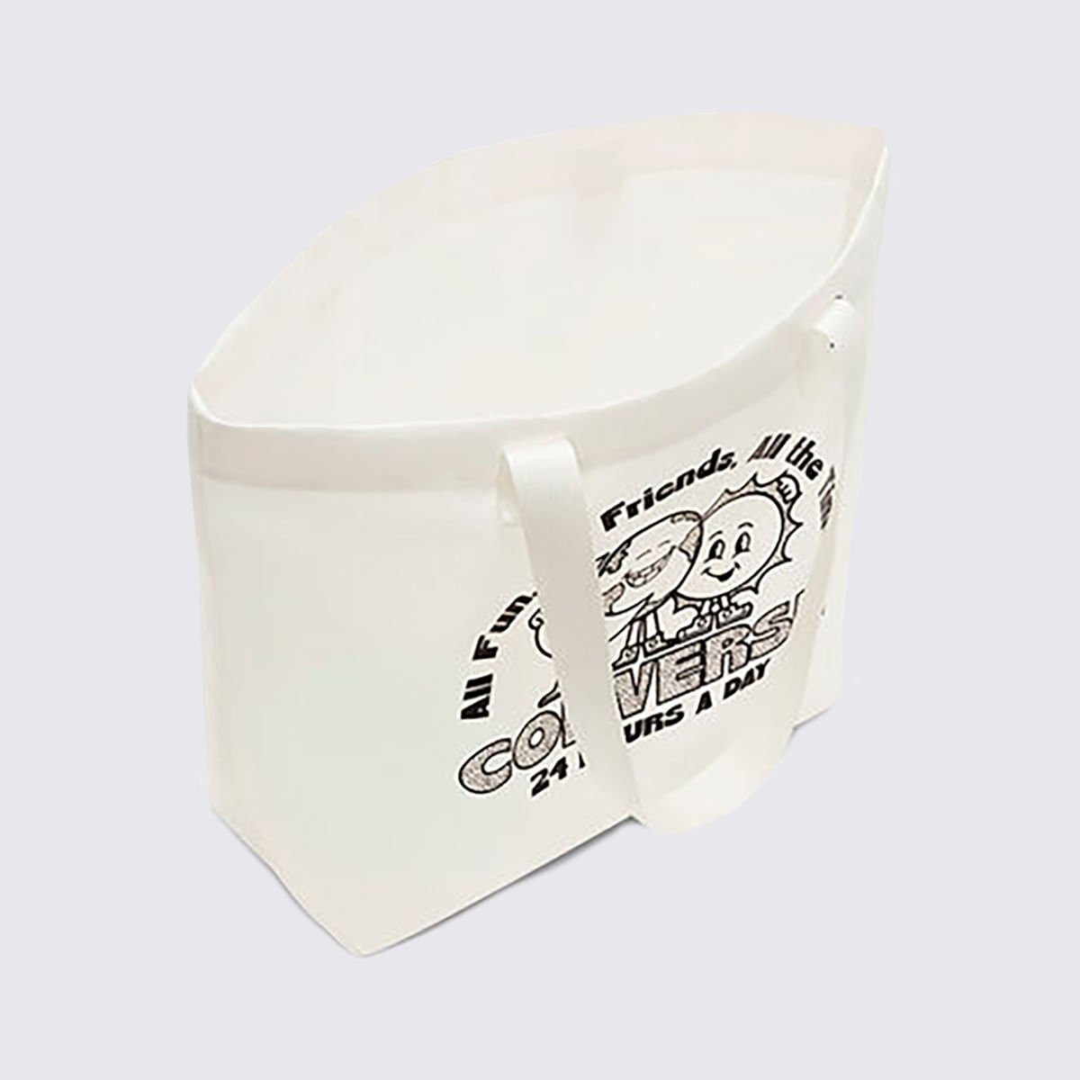 Bolsa Converse Seasonal Graphic Tote Egret 10025535A01 Branco 4