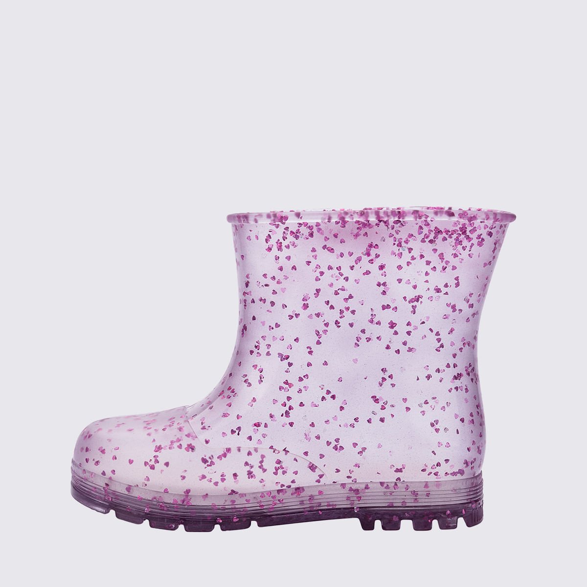 Mini Melissa Welly Shiny Elements Baby Vidro Glitter 38072 Lilás 2