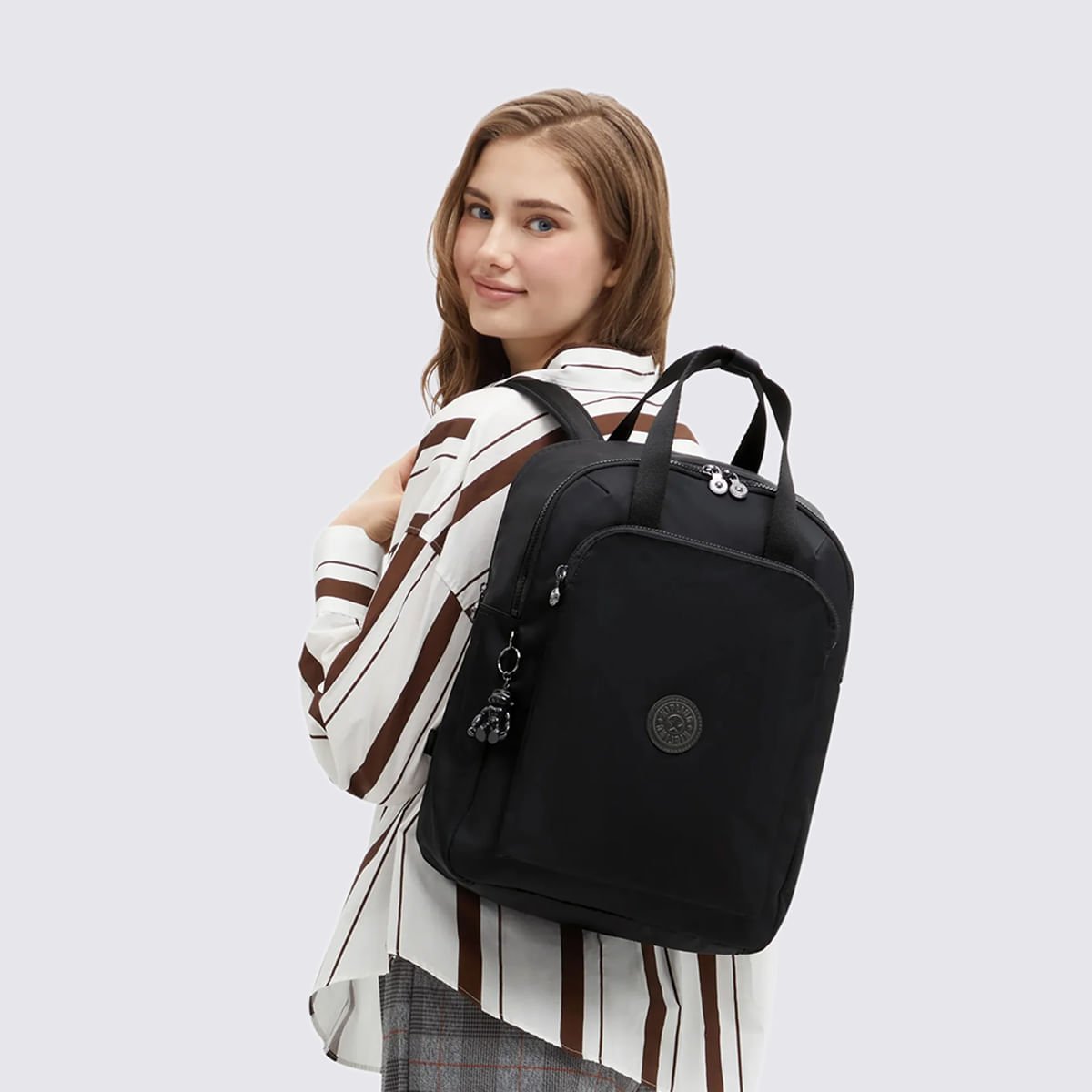 Mochila Kipling Kazuki Preto I53062EN Preto 7