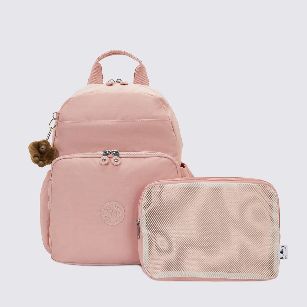 Mochila Kipling Maisie Rosa I33390PN Rosa 5