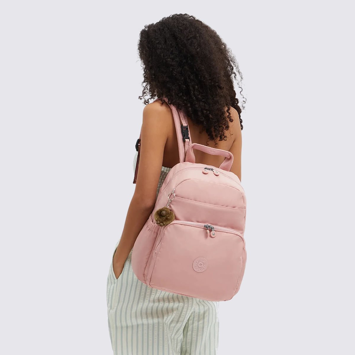 Mochila Kipling Maisie Rosa I33390PN Rosa 7