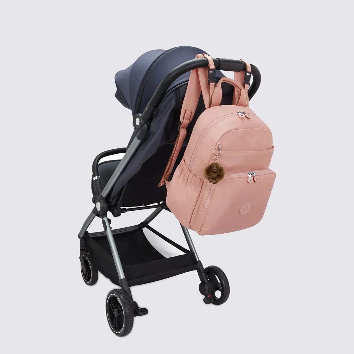 Mochila Kipling Maisie Rosa I33390PN Rosa 8