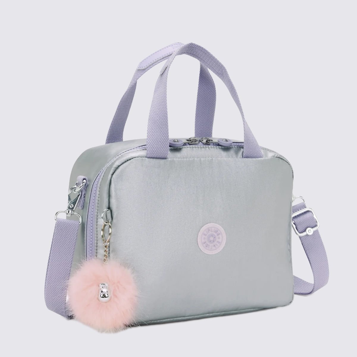 Lancheira Kipling Miyo Prata I736354M Prata 3