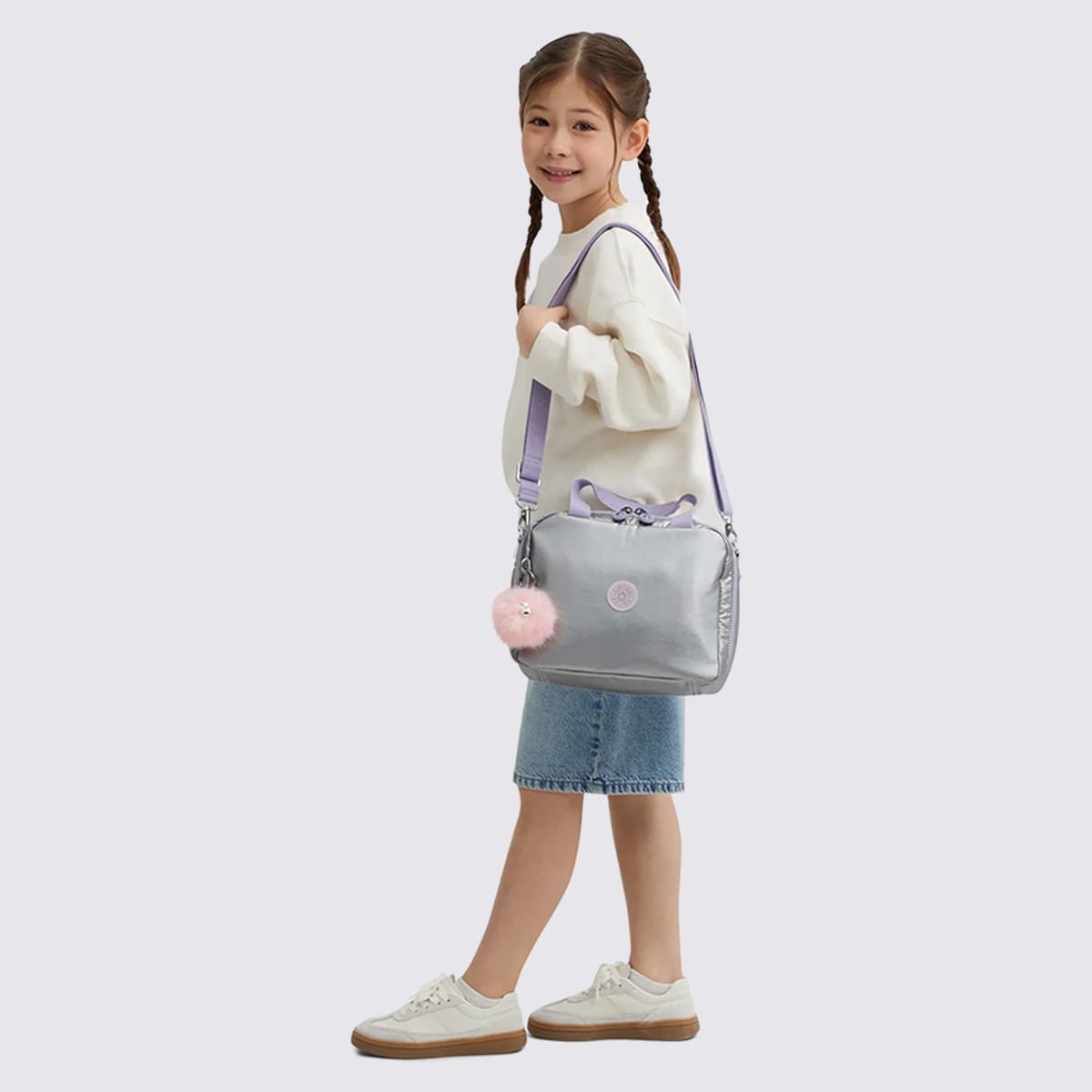Lancheira Kipling Miyo Prata I736354M Prata 8