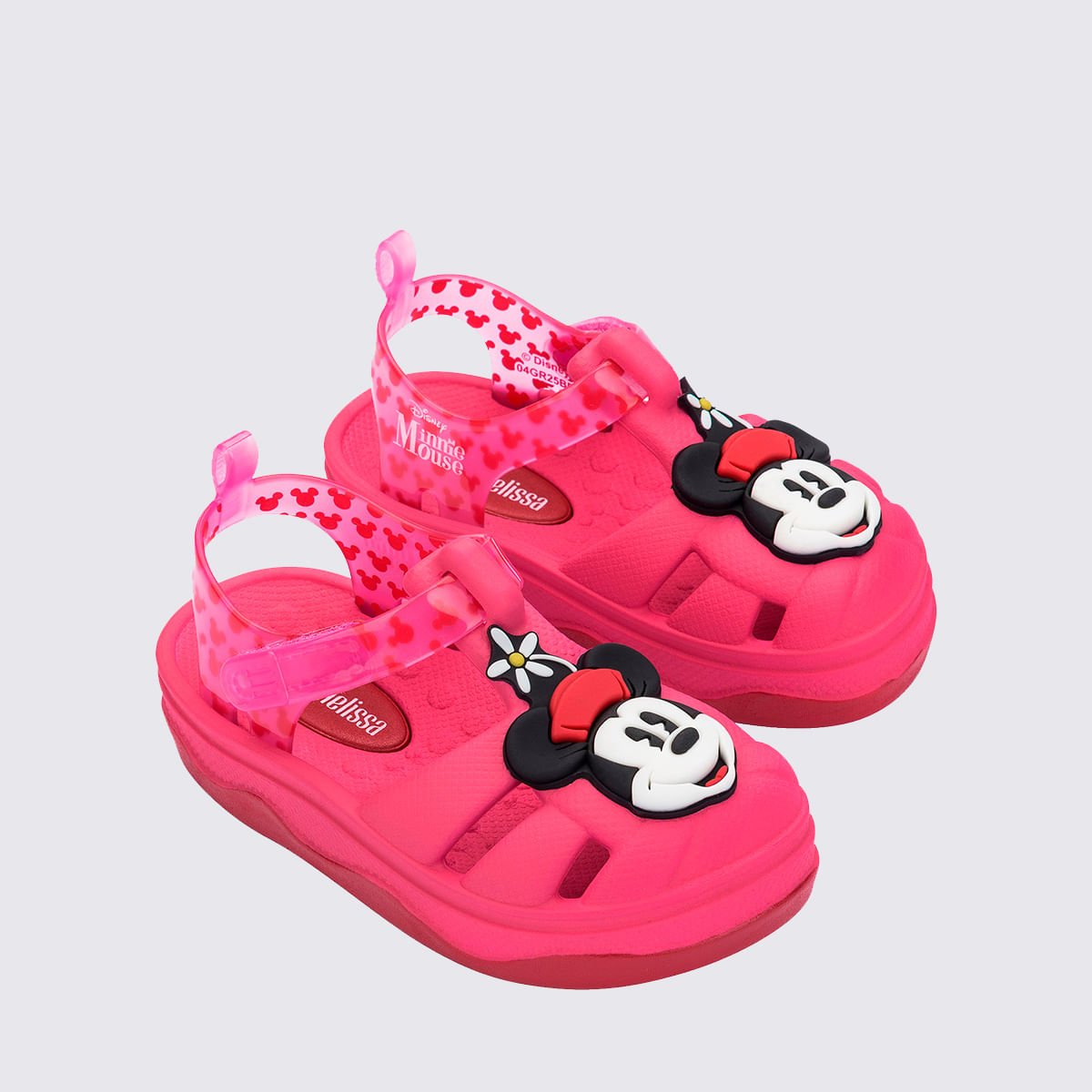 Mini Melissa Zig + Disney Baby Rosa Escuro 37346 Rosa 3