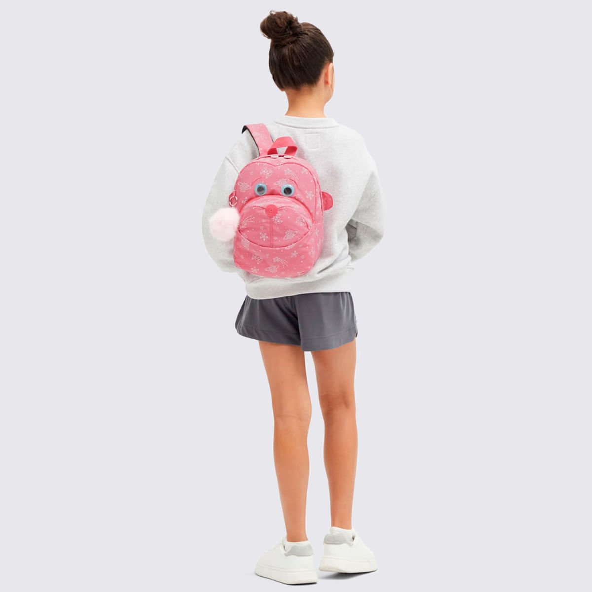 Mochila Kipling Faster Estampado I70975FR Rosa 7