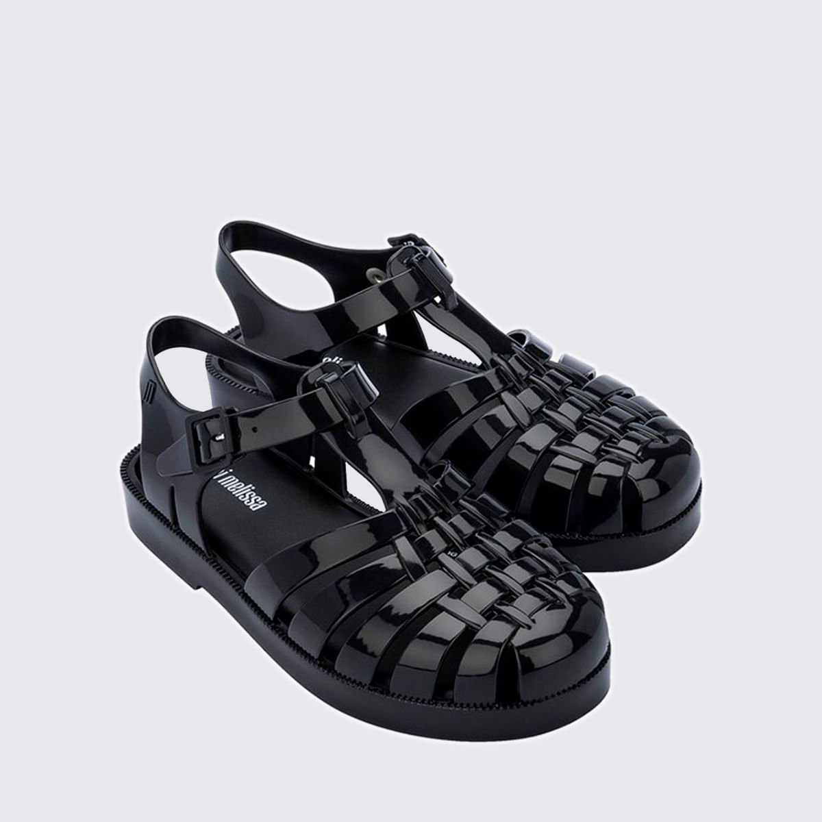Mini Melissa Possession Infantil Preto Opaco 32409PO Preto 3