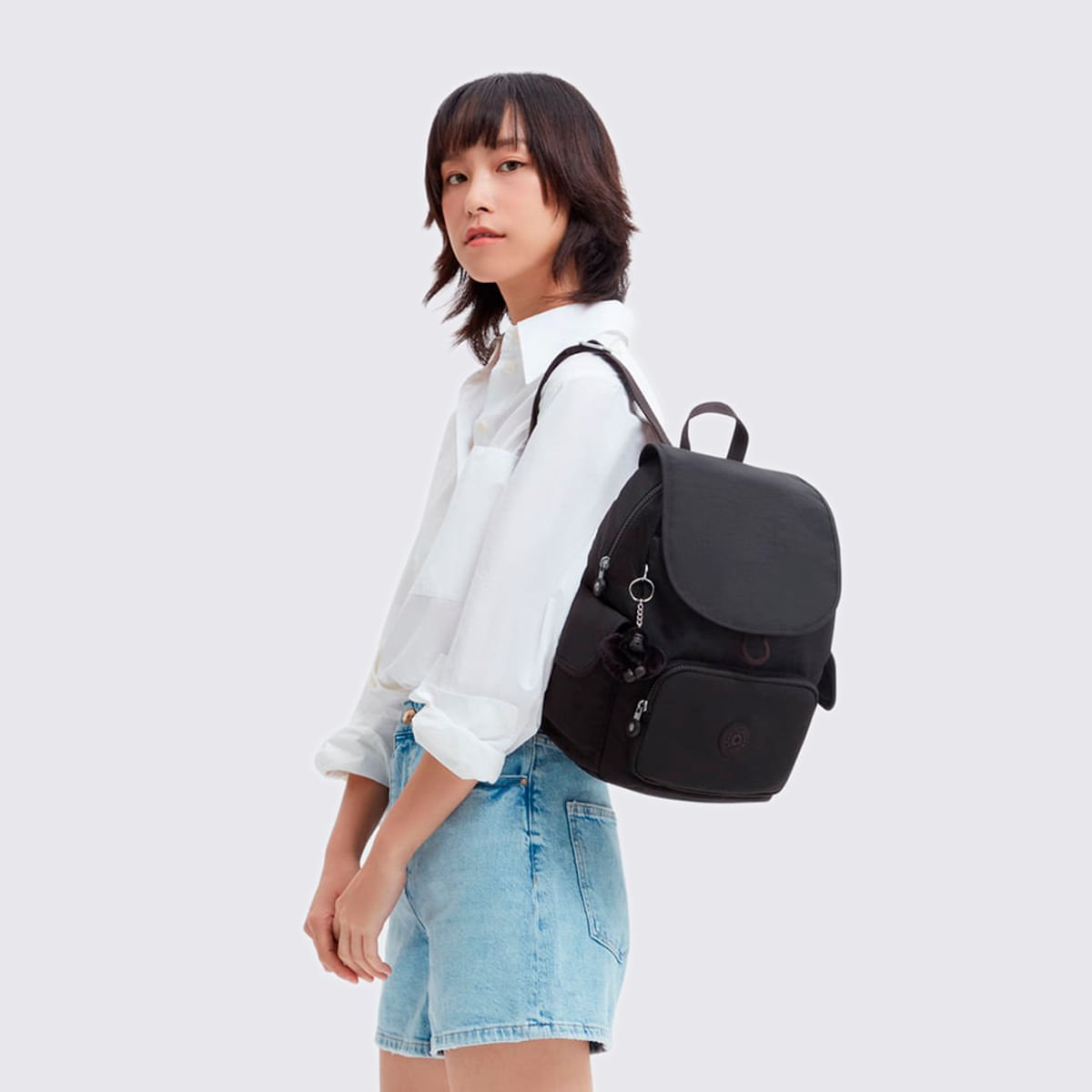 Mochila Kipling City Pack S Preto 15635P39 Preto 7