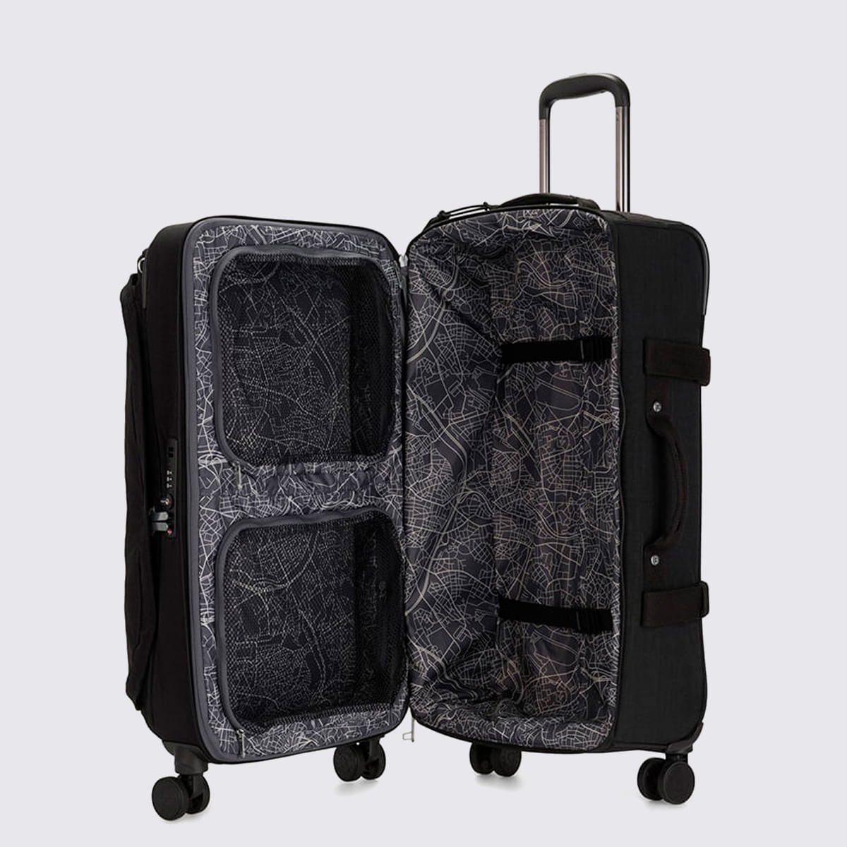 Mala Kipling Spontaneous M Preta I6918P39 Preto 4
