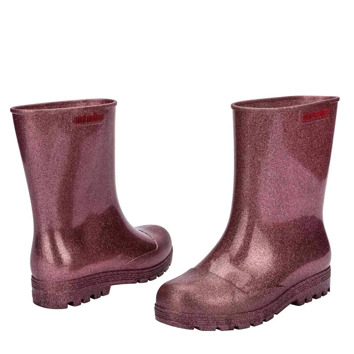 Mini Melissa Welly Infantil Rosa Glitter 33868 Rosa 3