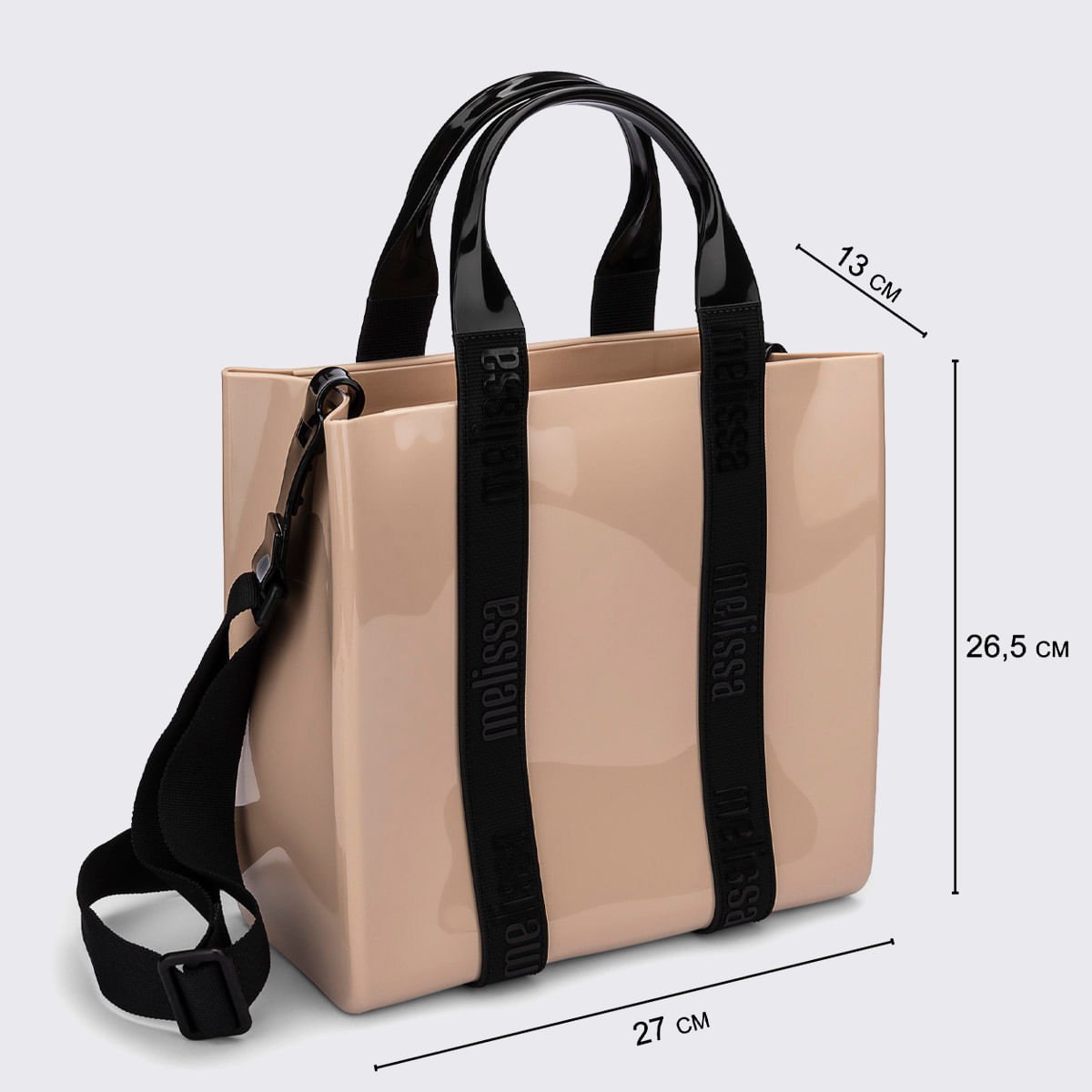 Melissa Dulce Bag Bege Preto 34365BP Bege 6