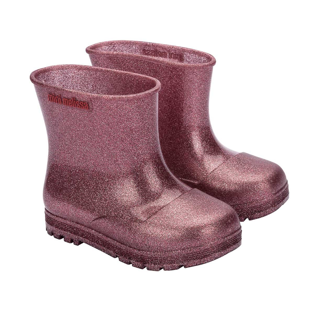 Mini Melissa Welly Baby Rosa Glitter 33869 Rosa 2