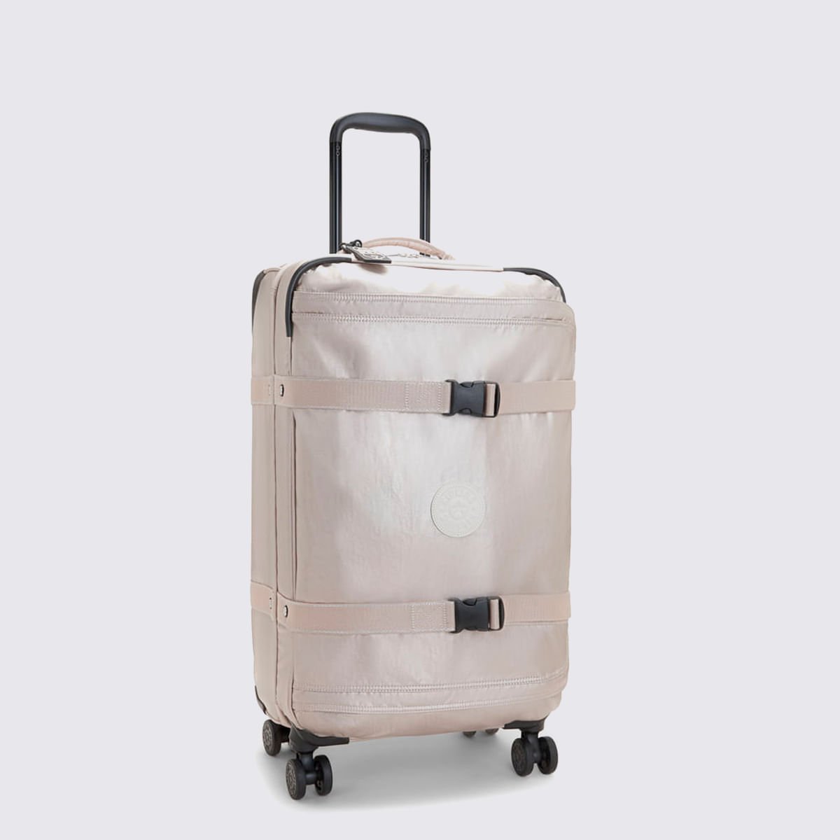 Mala Kipling Spontaneous M Metalizado I788348I Bege 3