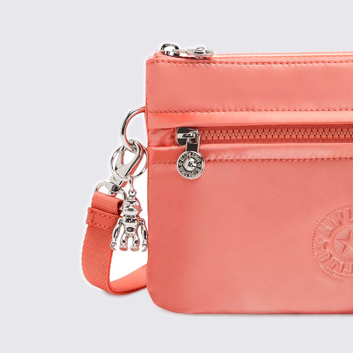 Bolsa Kipling Riri Rosa I4683S7W Salmão 5