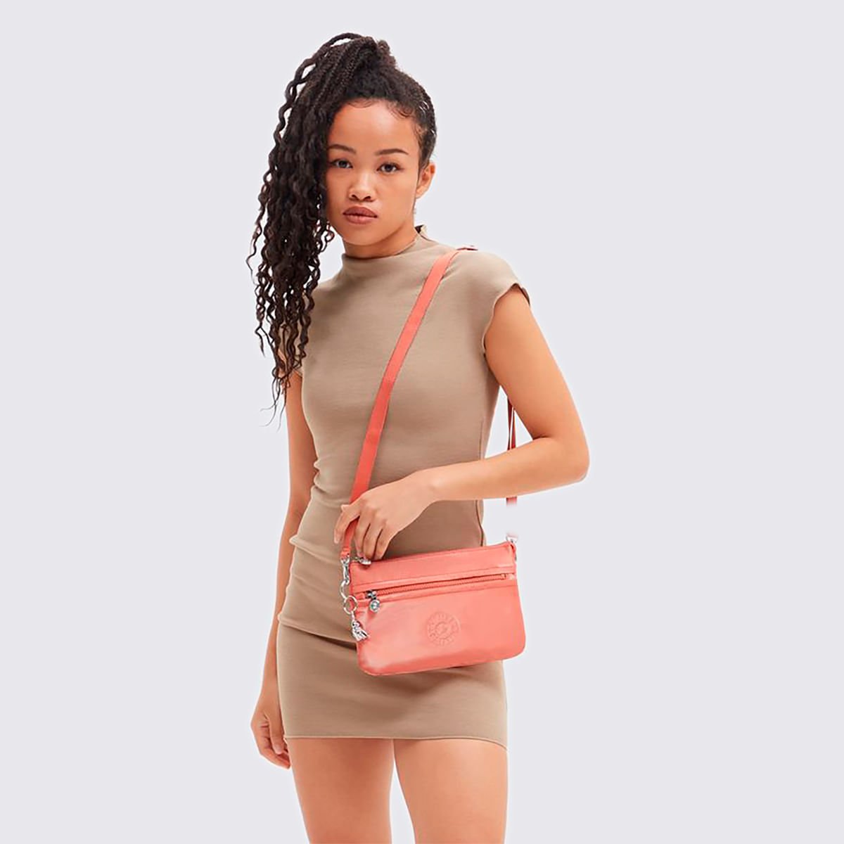 Bolsa Kipling Riri Rosa I4683S7W Salmão 6