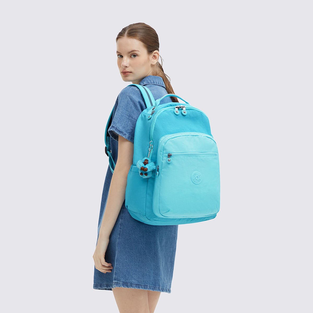 Mochila Kipling Seoul Azul I51402QB Azul 9